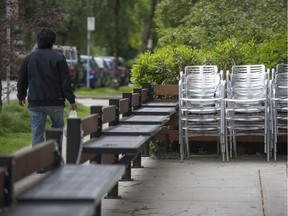 The city of Vancouver has launched a temporary patio program that will approve permit applications in two days and allow restaurants to use on-street parking to install a patio.