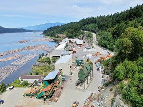 Port Alberni sawmill opened by Surrey's San Group.