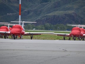 The red and white Snowbirds remain on the ground until the cause of the crash is determined. Snowbirds commanding officer Lt.-Col. Mike French has said the investigation could take up to a year to complete.