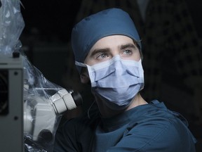 Actor Freddie Highmore is seen here as Dr. Shaun Murphy, the main character of the Vancouver-shot ABC drama The Good Doctor. The series is hoping to return to production under enhanced health and safety protocols in mid-July.