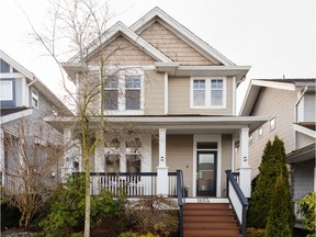 This two-storey detached Cloverdale home sold for  $1,110,000.