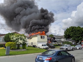 The Integrated Homicide Investigation Team has confirmed that three people have died following a large house fire in the Willowbrook area of Langley on Saturday evening.