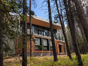 A Passive House cabin in Kananaskis, designed by Stark Architecture and built by Tree Construction.
