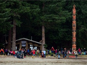 The Gwaii Haanas Legacy Pole on Lyell Island in Haida Gwaii is a popular destination for visitors. Due to the pandemic, Haida Gwaii will remain closed to non-residents for the foreseeable future.