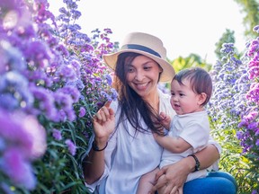 Cool colours like purple, pink and blue are not just calming, they have a cooling effect, especially on the hottest summer days.