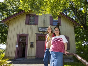 Lisa Smith and Anita Lee of the Old Hastings Mill Store Museum.