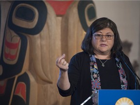 File photo of Dr. Shannon McDonald, acting chief medical officer for the First Nations Health Authority. McDonald joined provincial health officer Dr. Bonnie Henry Friday morning to discuss the impacts of the COVID-19 pandemic on B.C. Indigenous communities.