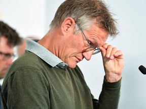 State epidemiologist Anders Tegnell of the Public Health Agency of Sweden gives a news conference on a daily update on the coronavirus Covid-19 situation, in Stockholm, Sweden, on June 3, 2020.