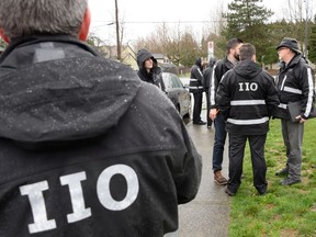 File photo of IIO investigators.