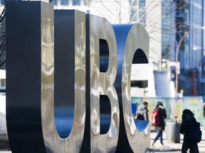 VANCOUVER  February 20 2019. UBC sign at entrance to UBC ,  Vancouver,  February 20 2019.   Gerry Kahrmann 00056376A Story by Pamela Fayerman [PNG Merlin Archive]