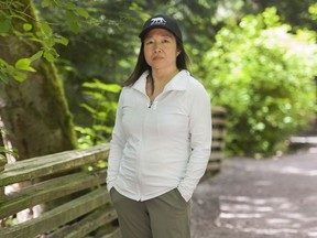 Pamela Ip at Pacific Spirit Park in Vancouver. Ip has noticed an increase in micro-aggressions aimed against her since the outbreak of COVID-19.
