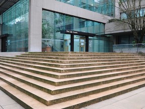 The Law Courts building in downtown Vancouver.