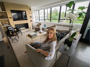 Beverley Steinhoff at the Vancouver condo she is selling: "I want to be outside more."