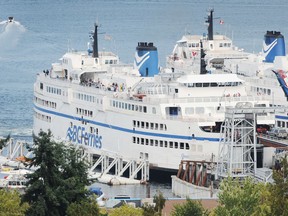 B.C. Ferries has cancelled some sailings because of high winds. A wind warning is in effect.