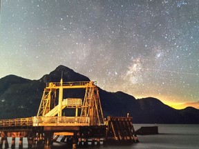 The evening sky at Porteau Cove. Comet NEOWISE, and planets Jupiter, Saturn, Venus and Mars, will be particularly predominant in July. Blake McIntyre photo