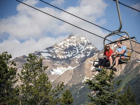 Enjoy a scenic ride on the Mile 1 Express chairlift at Panorama Mountain Resort, to an elevation of 5,300 feet.