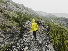 Hiking Tumbler Ridge on the Alaska Highway.