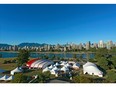 The Bard on the Beach site at Vanier Park in 2018.