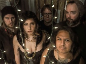 Vancouver metal band Fallen Stars features singer Rose Anson, James Weekes, Shane Streward, Dave Keske and Danny Sever.
