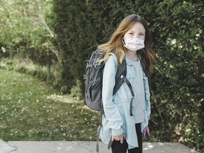 All middle and secondary school students in B.C. must wear masks in crowded areas.