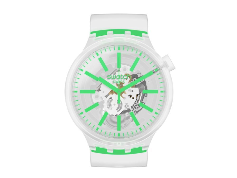 Swatch big bold white outlet jelly