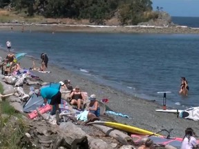 Pipers Lagoon beach in Nanaimo.
Photograph by CHEK NEWS