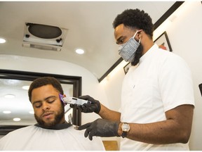 Anthony Martin is Vancouver's first mobile barbers. He's been in business since 2016.