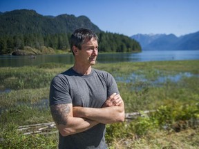 Dan Gerak wants the federal government to restrict the use of jet boats on the upper Pitt River to protect salmon spawning beds. He compares the boats to giant pressure washers that scour the river bottom, destroying fish eggs. Gerak is pictured at Pitt Lake on Wednesday.