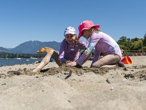 A Metro Vancouver heat wave continues Monday, though it is expected to ease up overnight.