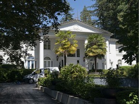 Pictured is the eight-bedroom, 11-bathroom mansion that is assessed at $13 million at 2929 Mathers Ave. in West Vancouver.