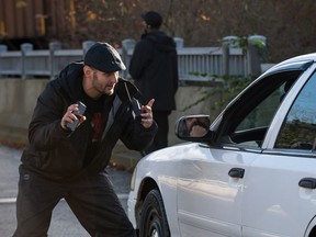 Director Dan Rizzuto on the set of Torn: Dark Bullets. Photo: Craig Minielly