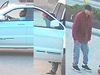 Vernon police are releasing video footage of three suspects being sought after the trio allegedly ran over a cyclist with a vehicle and then assaulted him.