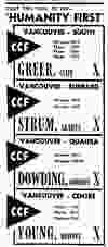 CCF ad from the Aug. 8, 1953 Vancouver Sun.