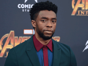 Actor Chadwick Boseman arrives or the world premiere of the film Avengers: Infinity War in Hollywood, April 23, 2018.
