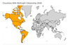 Continental divide. Countries in grey do not offer birthright citizenship. Source: World Population Review