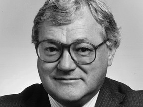 Allan Fotheringham, a titan of Canadian journalism and political commentary, is dead at 87. Fotheringham is pictured here in a 1987 file photo.