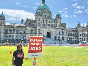 Naden Abenes worked at the Hyatt Regency Vancouver Hotel for 12 years before being laid off in mid-March.