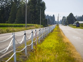 The Canada-U.S. border is the longest undefended border in the world, but a safety fence has gone up along 0 Avenue in the Abbotsford and Aldergrove area.