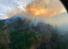 The Green Mountain wildfire in the Nanaimo area.