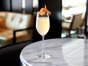 The Locals Only # 1 cocktail, created by Fraser Crawford, bar manager at Hawksworth Cocktail Bar.