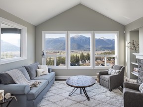 High efficiency dwellings are enlivened by unspoiled views of the Fraser River, the nearby mountains, or the surrounding valley fields.