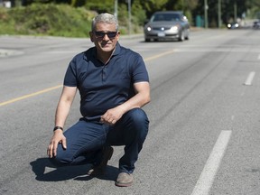 Tarek Sayed is a civil engineering professor at the University of B.C. A recent study he conducted shows a decrease in accidents when highway lane markings are widened.