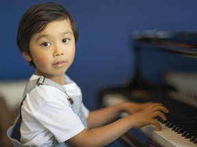 Five-year-old Lucas Mason Yao played at Carnegie Hall in January.
