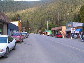 Aug. 4, 2020. The main street of Stewart, British Columbia, which is on the border with Hyder, Alaska. The two towns want the Canadian government to relax its 14 day quarantine restriction for people travelling between the two towns, because they're so remote and small and integrated. Photo courtesy District of Stewart.