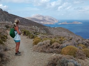 J. Kathleen Thompson on the Lycian Trail.