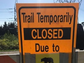 The Coquitlam Crunch trail is set to reopen Tuesday after efforts to trap a bear were unsuccessful.