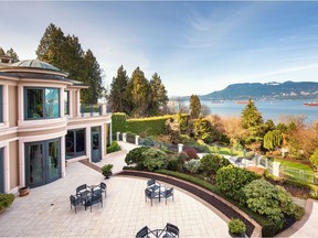 A global real estate publication with 3.3 million mostly Chinese clients spotlights this Vancouver mega-mansion as one of "the eight most expensive properties for foreign buyers.” The palatial home is behind a gate and hedges at 4743 Belmont, listed by Sotheby's International Realty Canada.