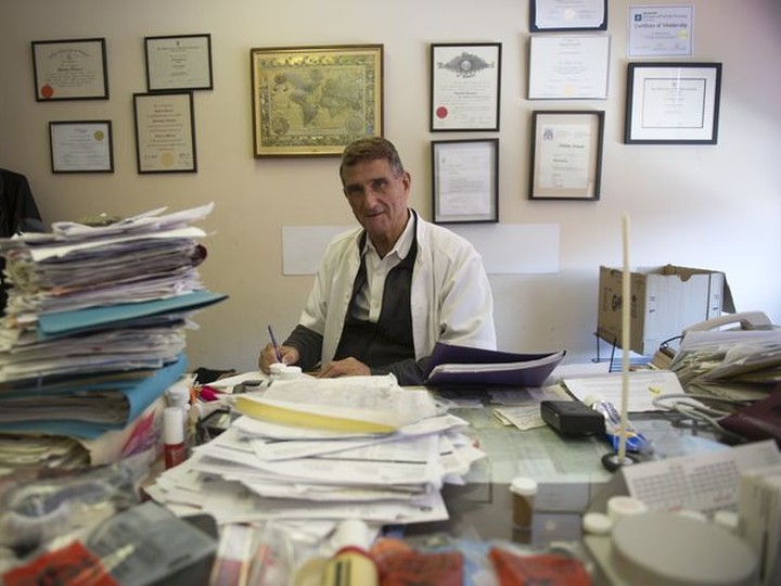  Dr. Sheldon Howard in his Main Street office in Vancouver on Sept. 10, 2020.