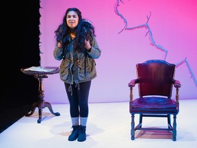 Hana Joi in United Players production of A Hundred Words for Snow, which runs until Oct. 4 at the Jericho Arts Centre. Photo: Douglas Williams