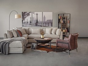 Unwind in comfort with a new couch purchased with a gift card from Muse and Merchant, available on Support and Buy Local Auction.